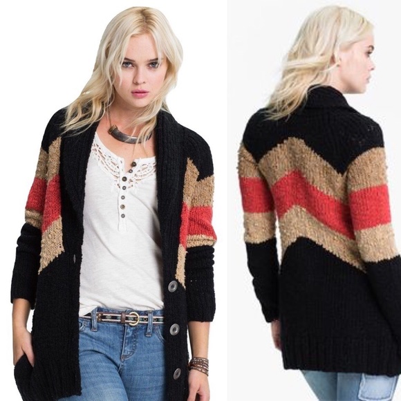 Free People Sweaters - free people | rocket high chevron cardigan